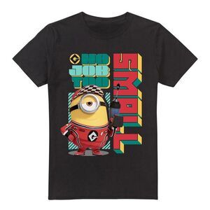 Despicable Me 4 Mens No Job Too Small Stuart T-Shirt / Black
